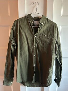 Norse Projects Olive Button-Down Cotton Shirt